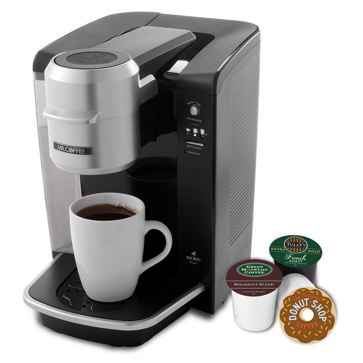 Mr. Coffee Single Serve Black K-Cup Brewing System
